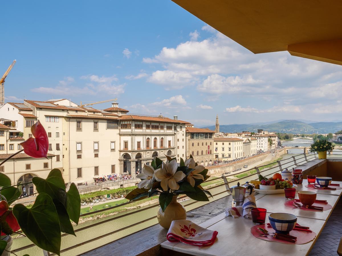 Ferienwohnung Ponte Vecchio Terrace Florenz Exterior foto